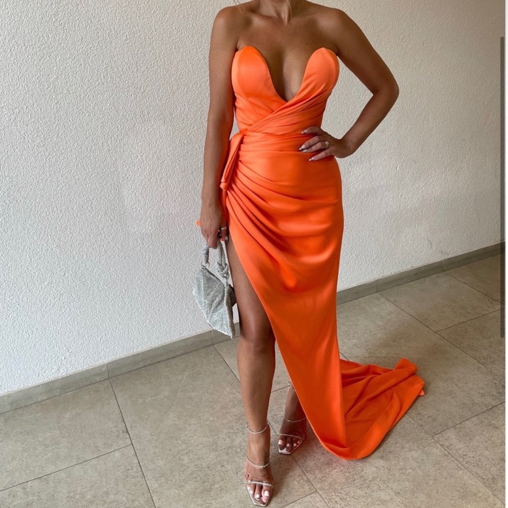 Lia Stablla Orange Dress
